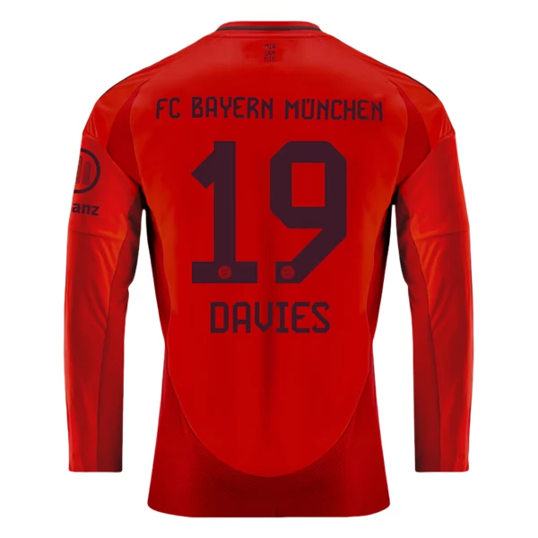 Prima Maglia Davies Bayern Monaco 2024/2025 Manica Lunga